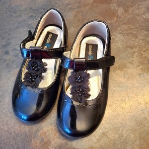 Toddler Girls Sparkle & Tux Patent Leather Shoes